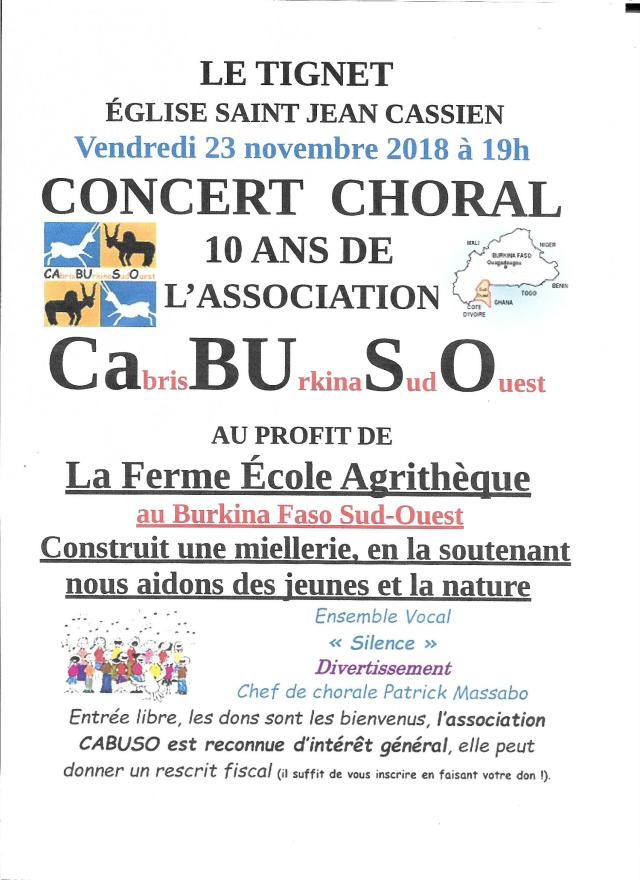 Afichette concert 2018